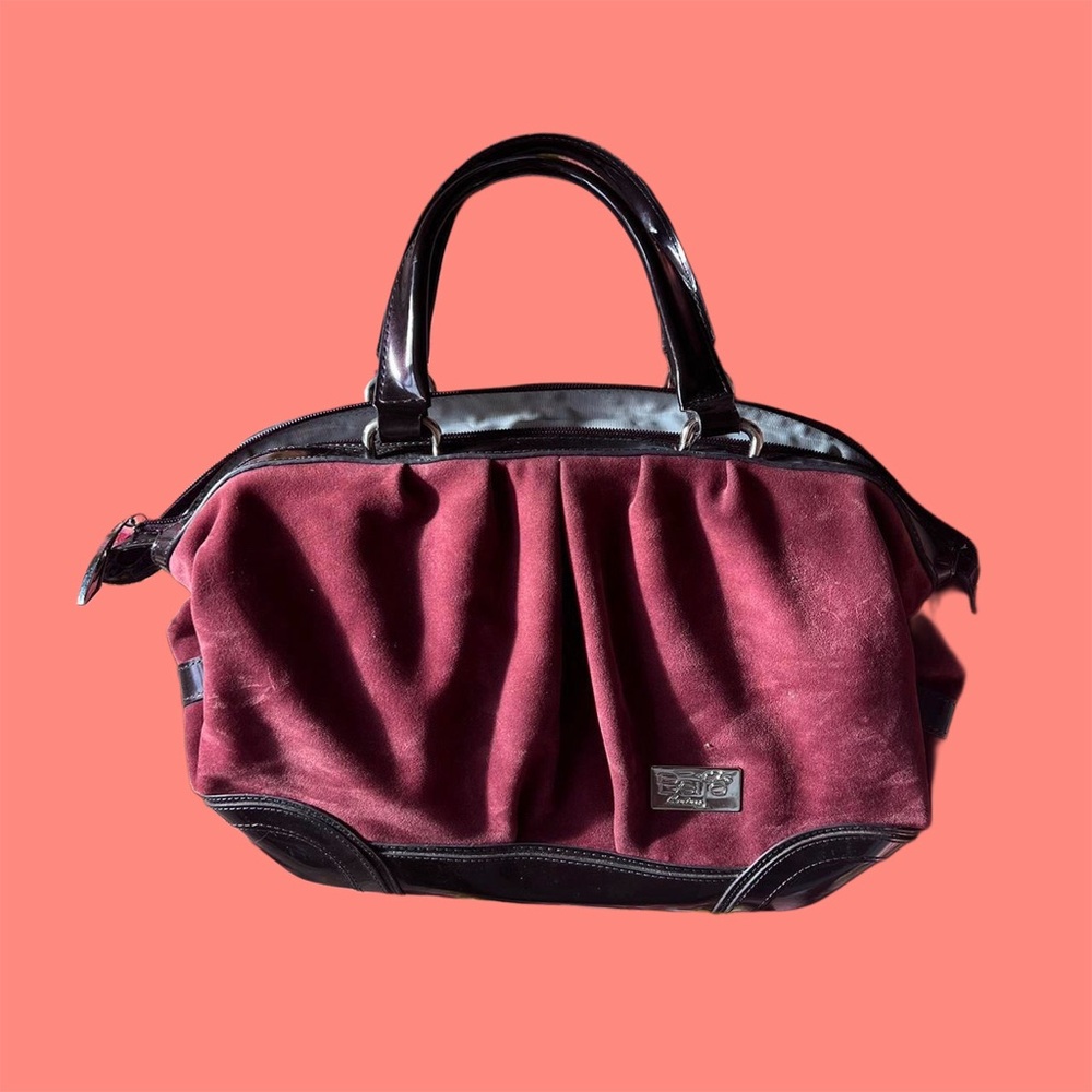 VINTAGE BEIJO Burgundy and black Purse